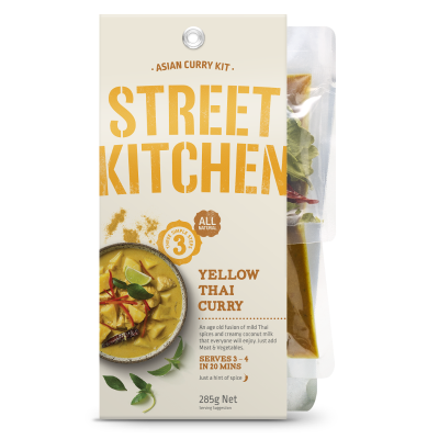 Street Kitchen Yellow Thai Curry Asian Curry Kit 285g