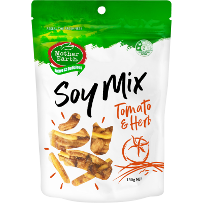 Mother Earth Tomato & Herb Soy Mix 130g