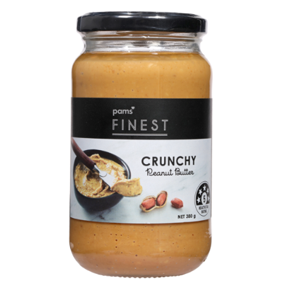 Pams Finest Crunchy Peanut Butter 380g