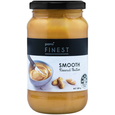 Pams Finest Smooth Peanut Butter 380g