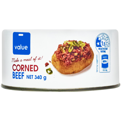 Value Corned Beef 340g