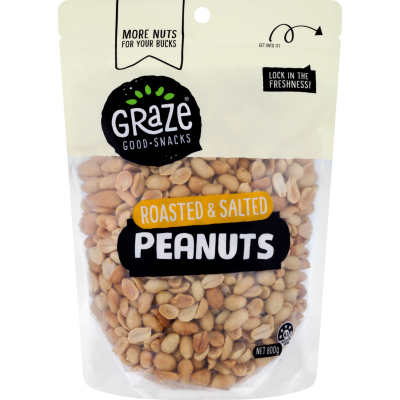 Graze Roasted Salted Peanuts 800g