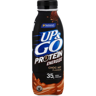 Sanitarium Up & Go Protein Energize Choc Hit Flavour Liquid Breakfast 500ml