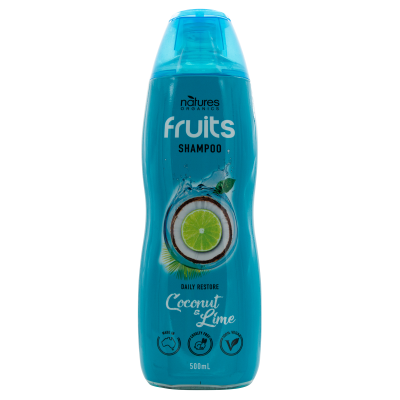 Natures Organics Fruits Coconut & Lime Shampoo 500ml