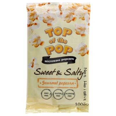 Top Of The Pop Sweet & Salty Popcorn 100g