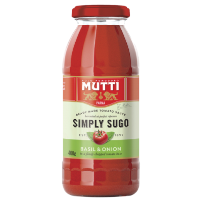 Mutti Basil & Onion Sauce 400g