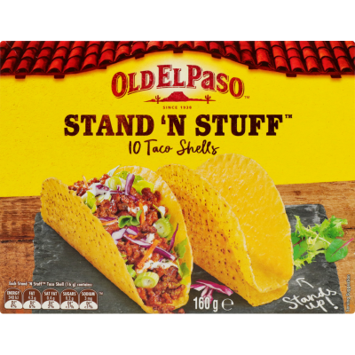 Old El Paso Stand 'N Stuff Taco Shells 160g