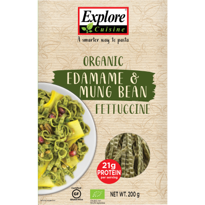 Explore Cuisine Organic Edamame and Mung Bean Fettucine 200g