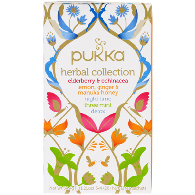 Pukka Herbal Tea Collection Herbal Tea Sachets 20pk