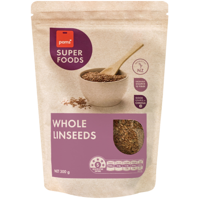 Pams Superfoods Whole Linseeds 300g