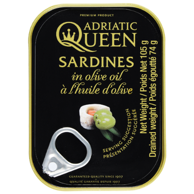 Adriatic Queen Sardines In Olive Oil 105g