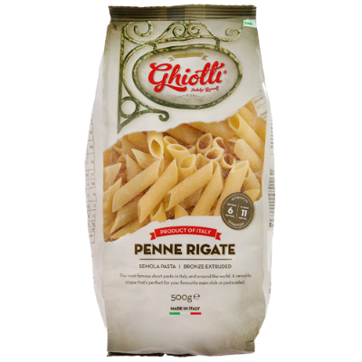 Ghiotti Penne Rigate Pasta 500g