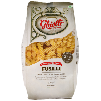 Ghiotti Fusilli Pasta 500g