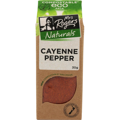 Mrs Rogers Naturals Eco Ground Cayenne Pepper 30g