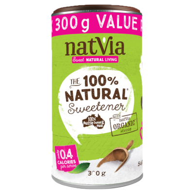 Natvia 100% Natural Sweetener Cannister 300g