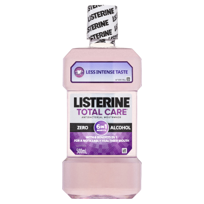 Listerine Total Care Zero Alcohol Mouthwash 500ml