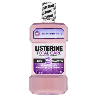 Listerine Total Care Zero Alcohol Mouthwash 1l