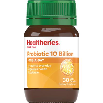 Healtheries Probiotic 10 Billion One A Day Vege Capsules 30pk