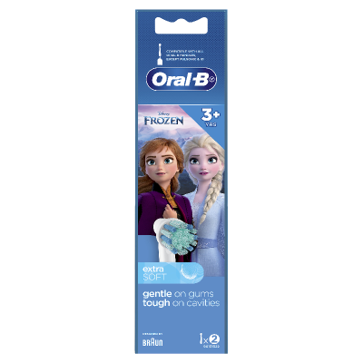 Oral-B Stages Power Frozen 3+ Years Soft Toothbrush Heads 1pk