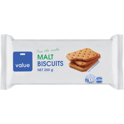 Value Malt Biscuits 250g