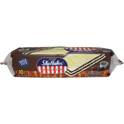 M.Y. San Skyflakes Chocolate Cracker Sandwich 10 x 30g