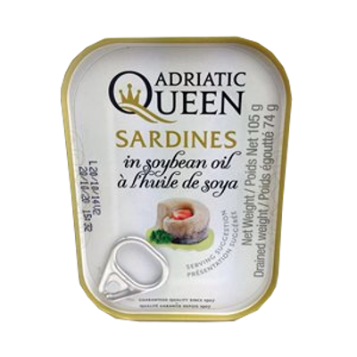 Adriatic Queen Sardines In Soybean Oil g