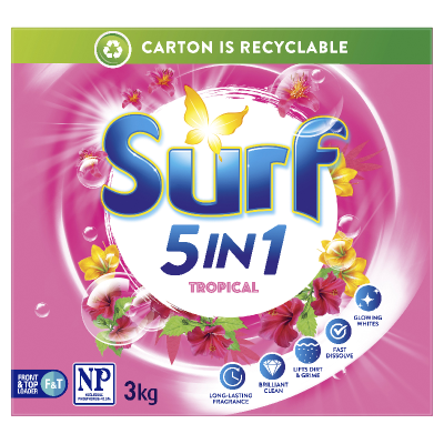 Surf Tropical Laundry Powder 3kg