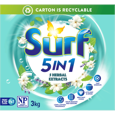 Surf Herbal Extracts Laundry Powder 3kg