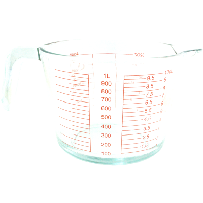 Kate's Kitchen Soda-Lime Glass Measuring Jug 1L 1pk