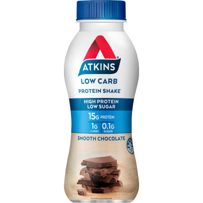 Atkins Smooth Chocolate Low Protein Shake 330ml