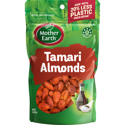 Mother Earth Tamari Almonds 140g