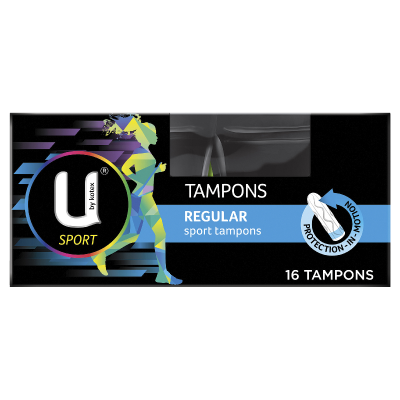 U By Kotex Sport  Regular Tampons 16pk