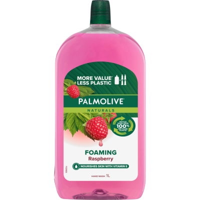 Palmolive Foaming Nourishing Raspberry Hand Wash Refill 1l