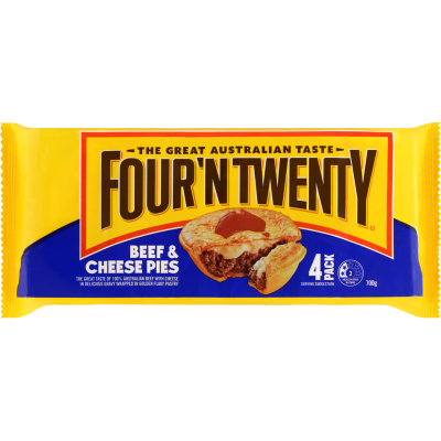 Four'N Twenty Beef & Cheese Pies 4 x 175g