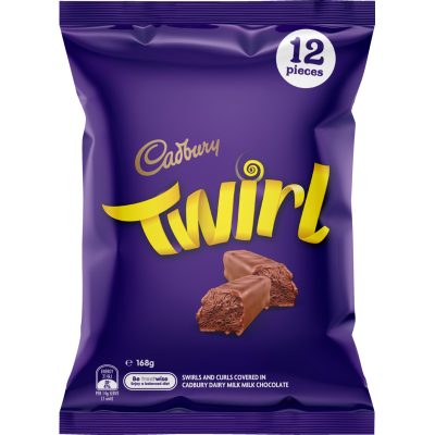 Cadbury Twirl Chocolate Sharepack 168g