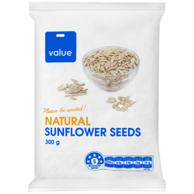 Value Natural Sunflower Seeds 300g