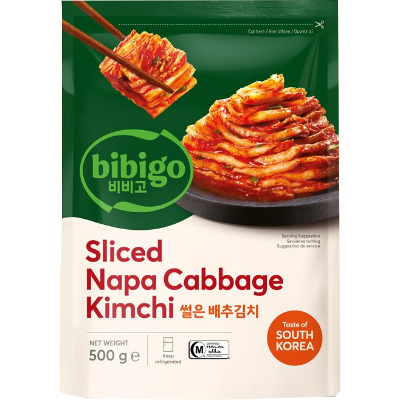 CJ Bibigo Sliced Napa Cabbage Kimchi 500g