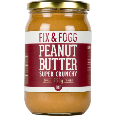 Fix & Fogg Super Crunchy Peanut Butter 750g