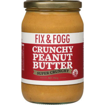 Fix & Fogg Super Crunchy Peanut Butter 750g