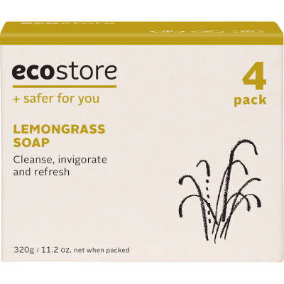 Ecostore Lemongrass Soap 4 x 80g