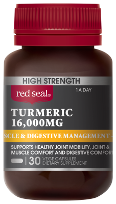 Red Seal Turmeric 16,000mg Capsules 30pk