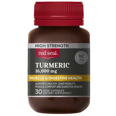 Red Seal High Strength Turmeric 16,000mg Capsules 30pk