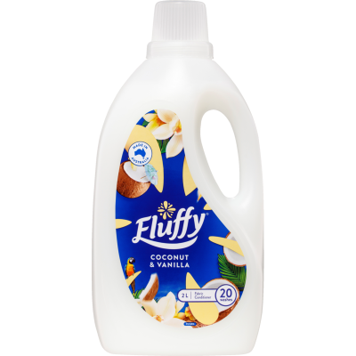 Fluffy Coconut & Vanilla Fabric Softener Conditioner 2l