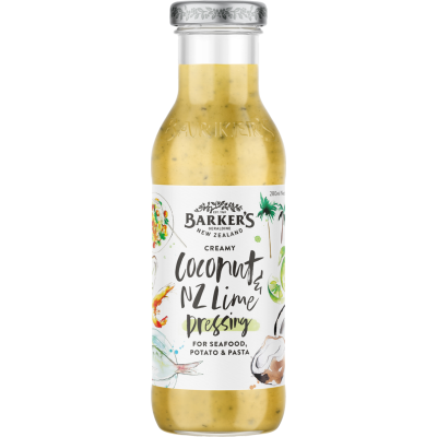 Barker's Coconut & NZ Lime Dressing 280ml