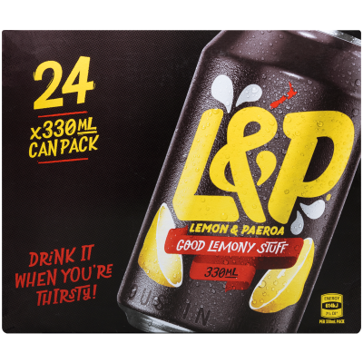 L&P Soft Drink Cans 24pk