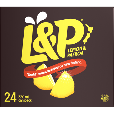 L&P Soft Drink Cans 24 x 330ml