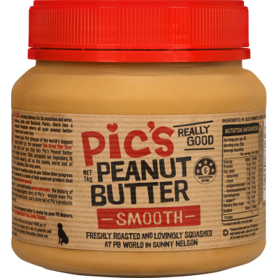 Pic's Really Good Smooth Peanut Butter 1kg