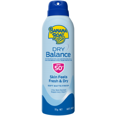 Banana Boat Dry Balance Sunscreen Spray SPF50+ 175g