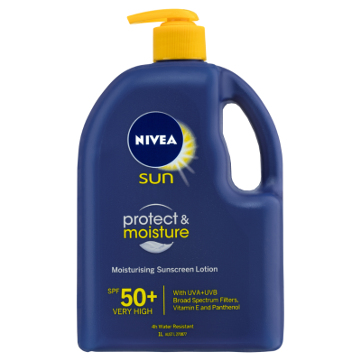 Nivea Sun Protect & Moisture SPF50+ Sunscreen Lotion 1l