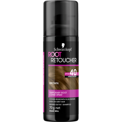 Schwarzkopf Root Retoucher Brown Temporary Root Cover Spray 70g